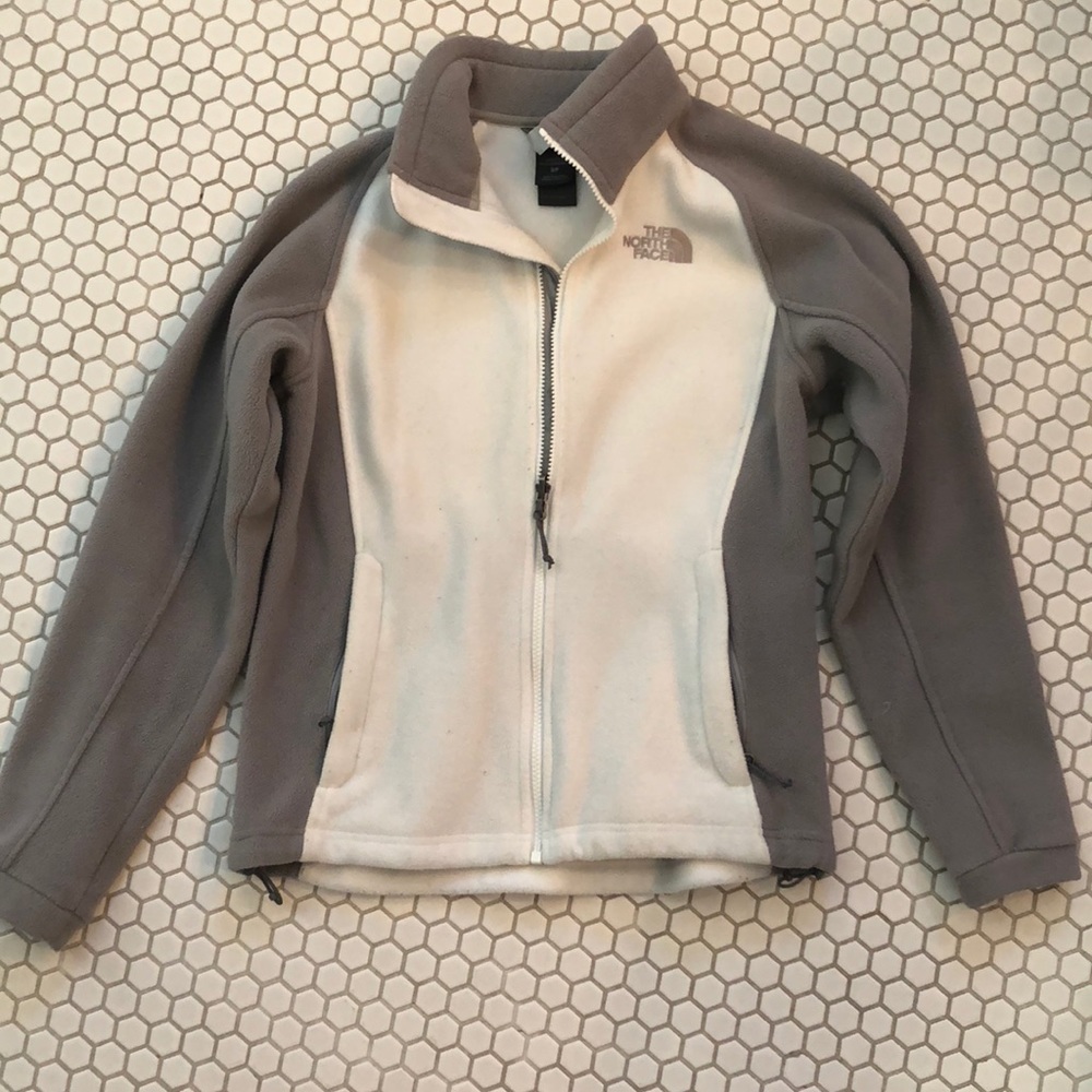 The North Face zip up fleece size small